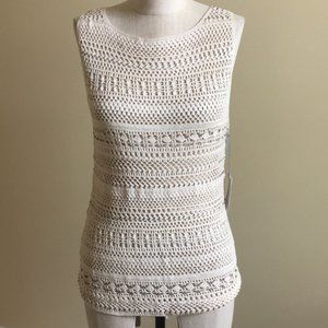 il gilet 100% Silk top -large runs Small